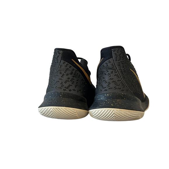 Nike Kyrie 3 Ice Basketball Shoes Mens Size 10 Black Gold - Picture 5 of 13